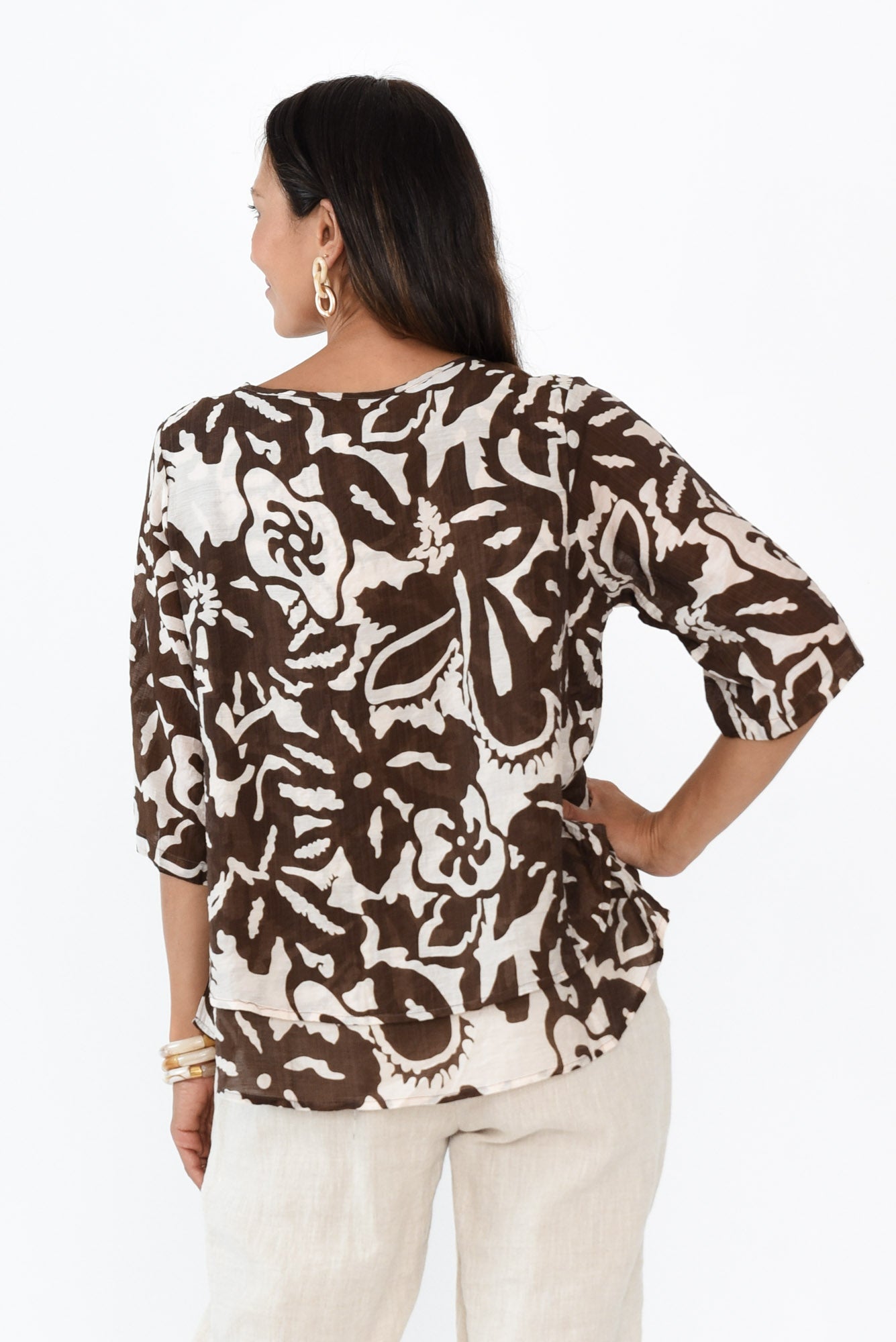 Laiza™ - Tropical Print Top