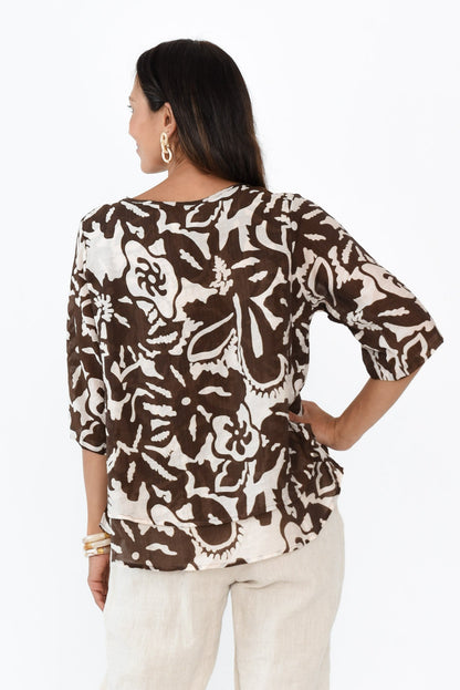 Laiza™ - Tropical Print Top