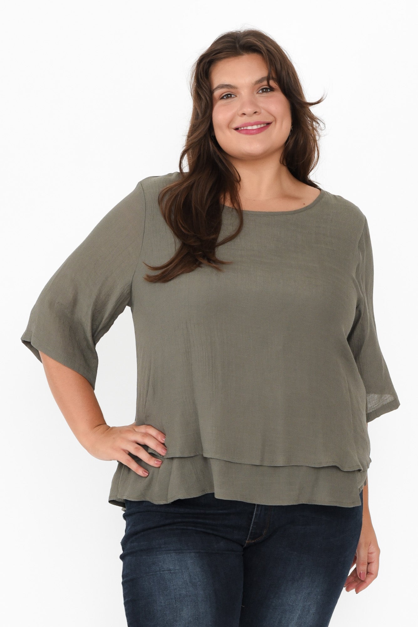 Maica™-  Soft Draped Top