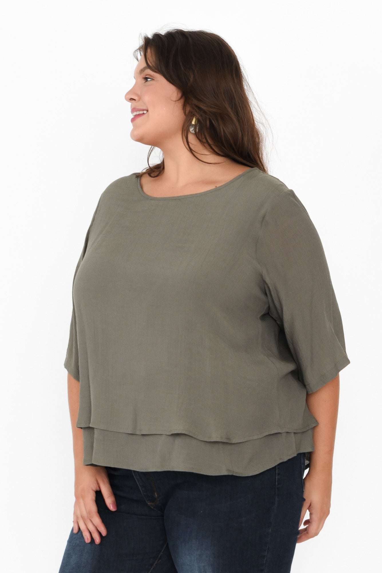 Maica™-  Soft Draped Top