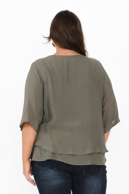 Maica™-  Soft Draped Top