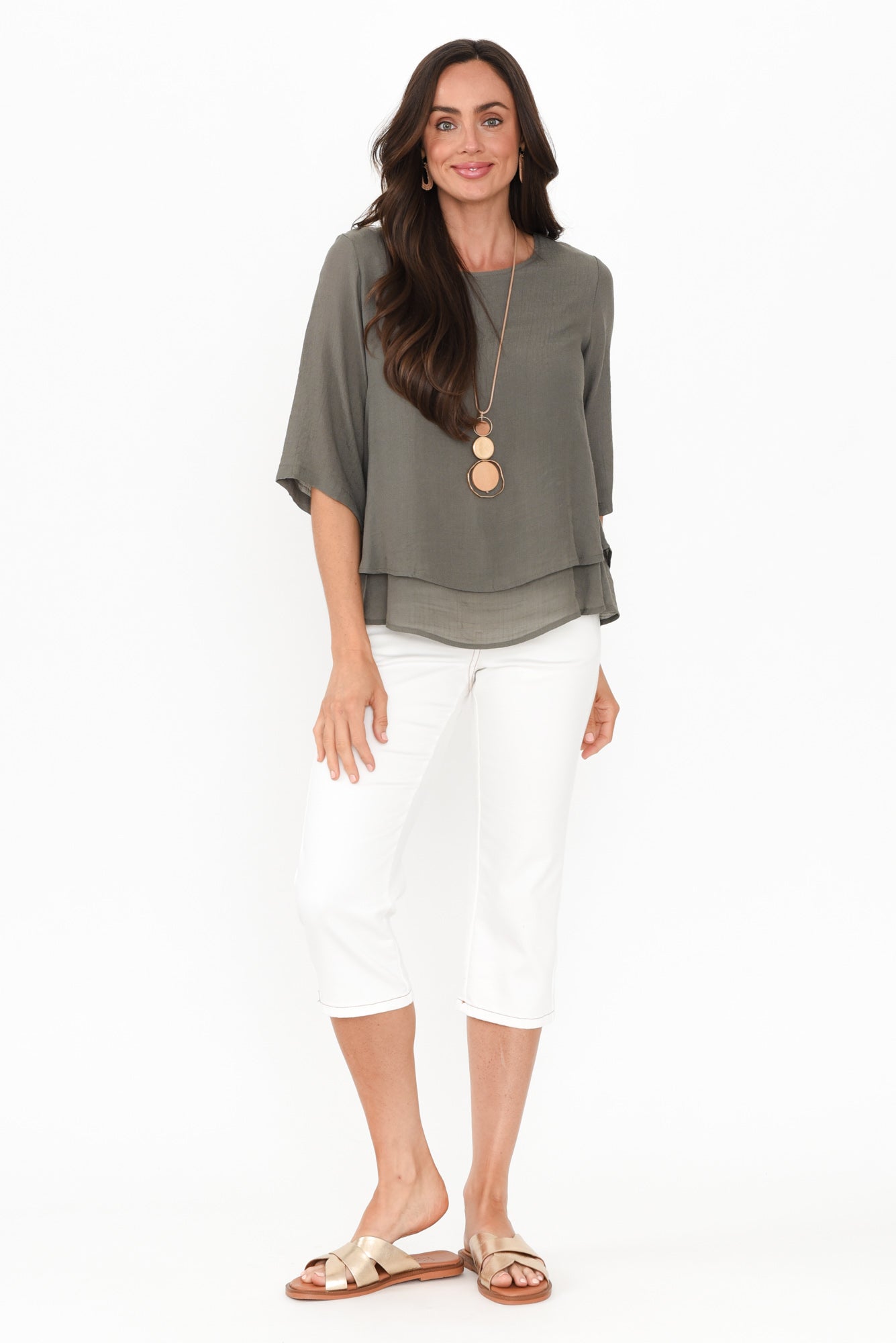 Maica™-  Soft Draped Top