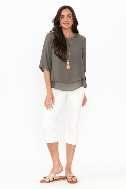 Maica™-  Soft Draped Top