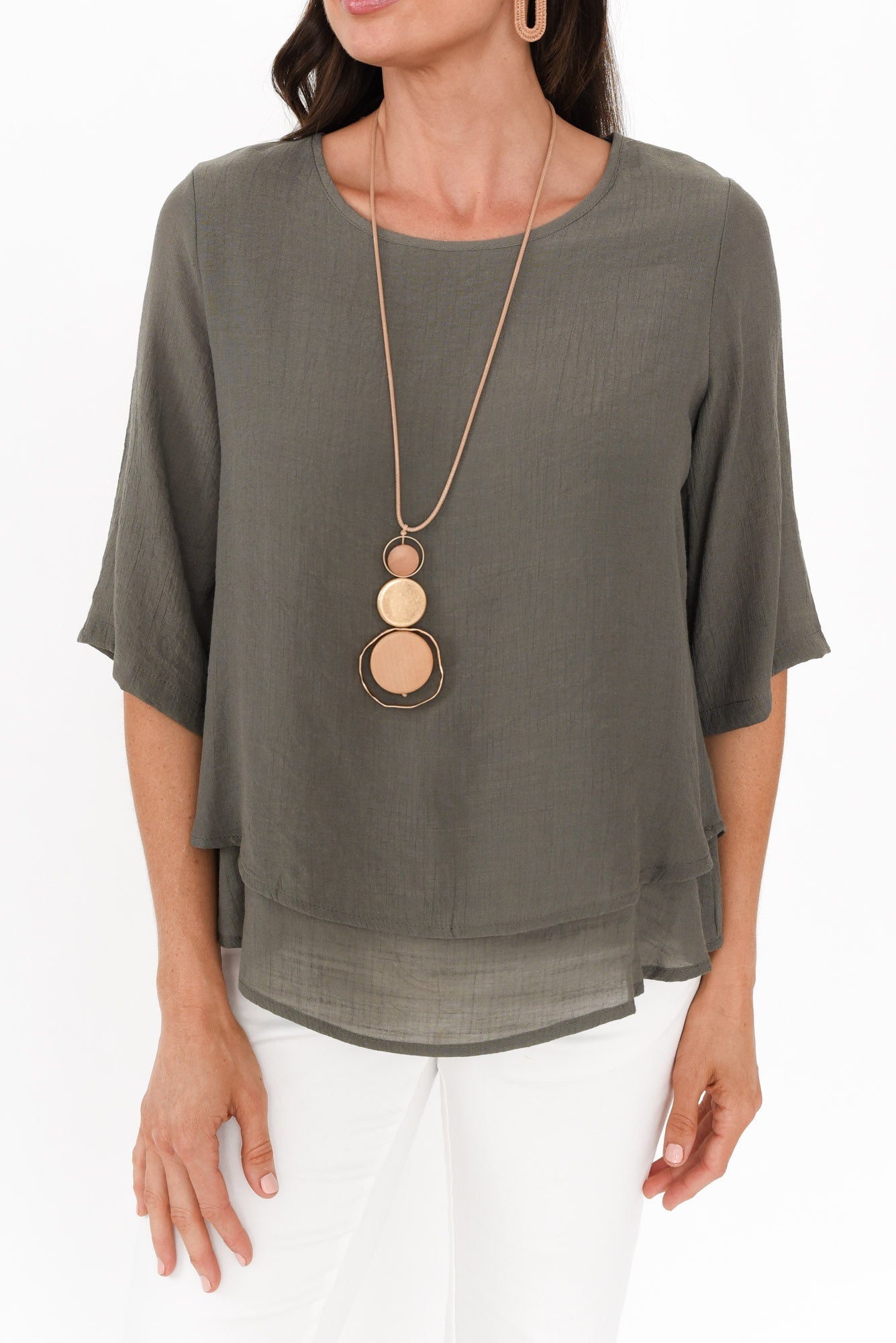 Maica™-  Soft Draped Top