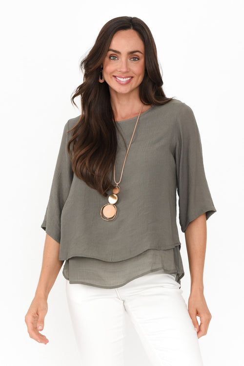 Maica™-  Soft Draped Top