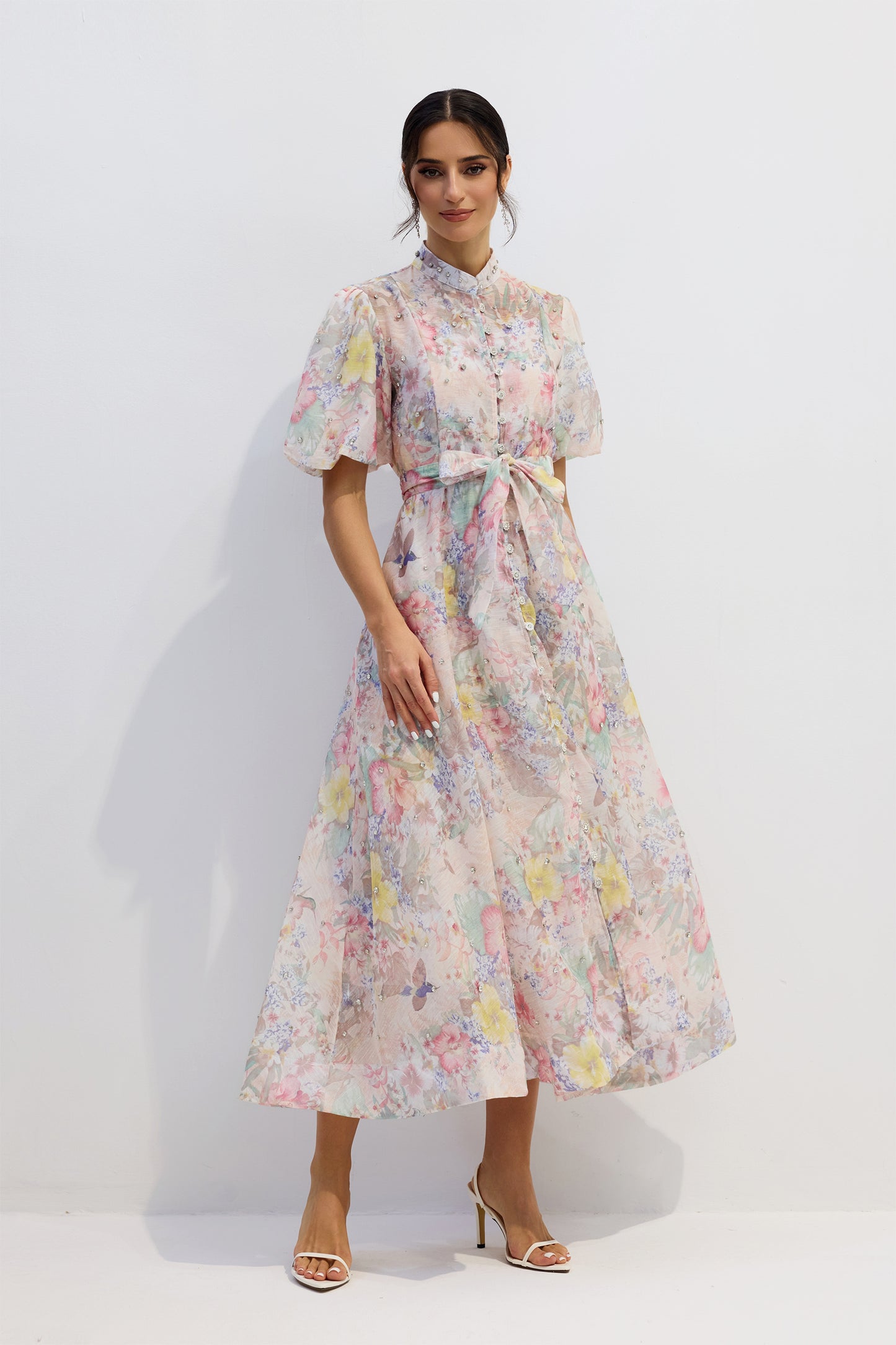 Elviana™ Elegant Floral Dress