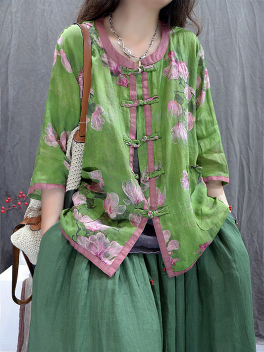 Jasmine™ Elegant Floral Blouse