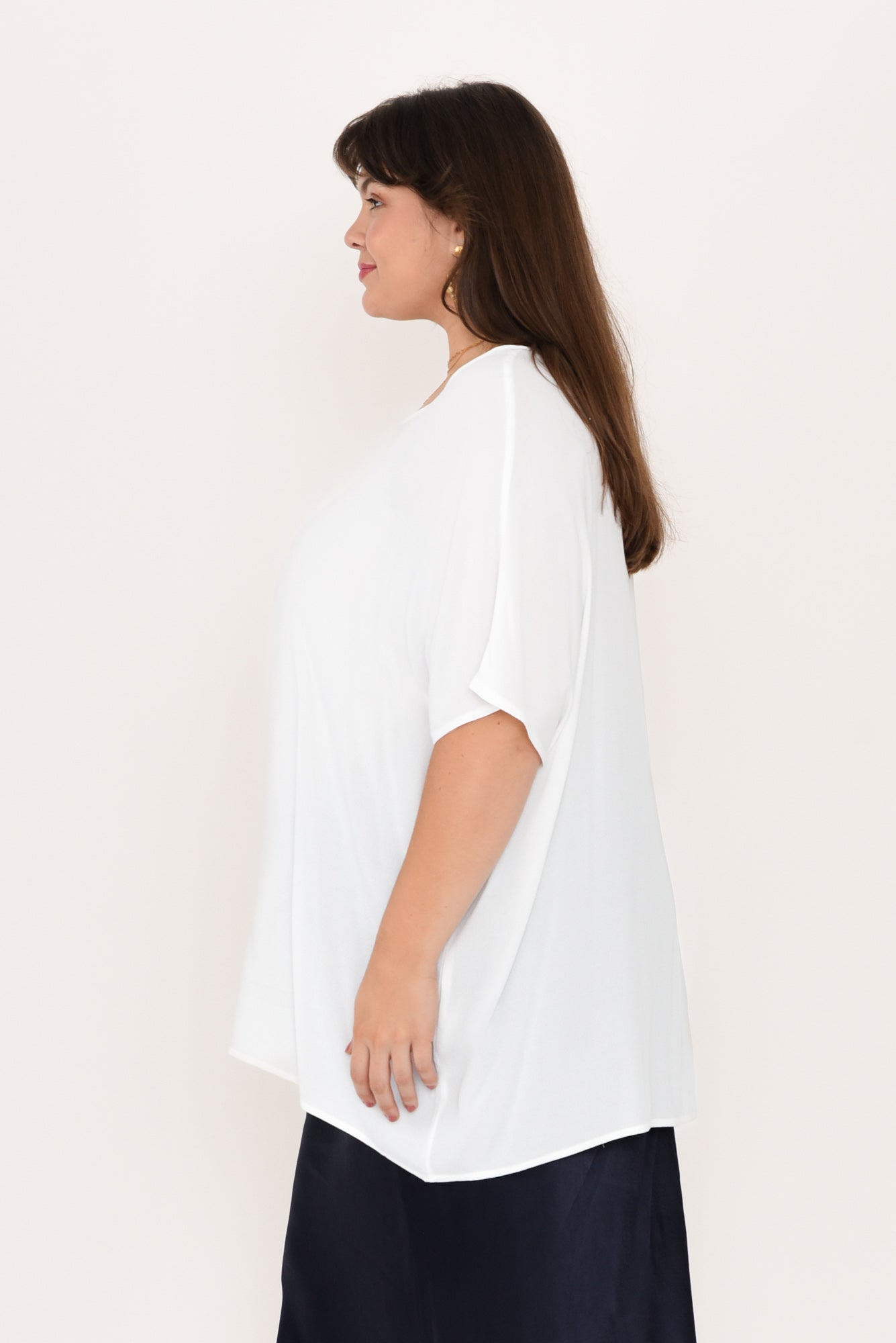 Jolie™- White Drape Top