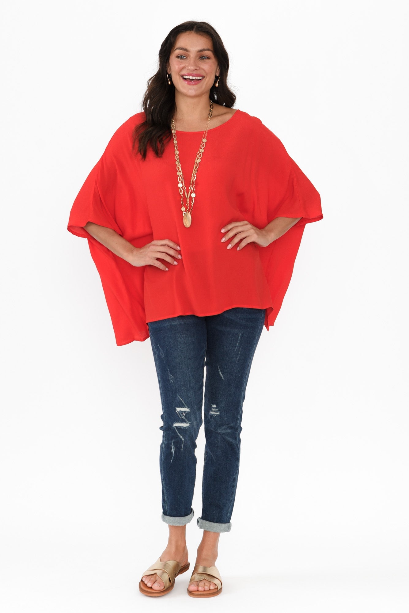 Meira™- Lightweight Drape Top
