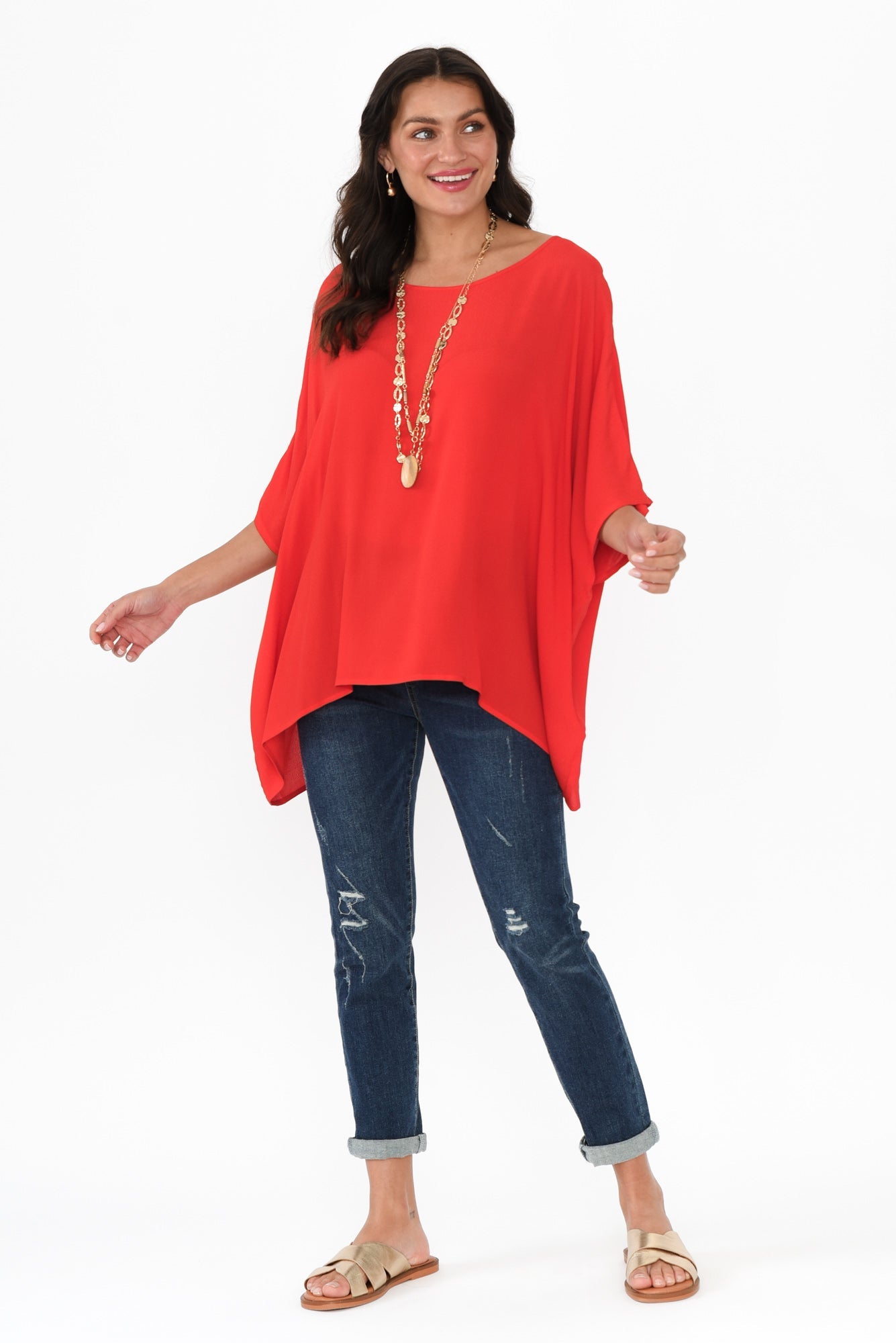 Meira™- Lightweight Drape Top