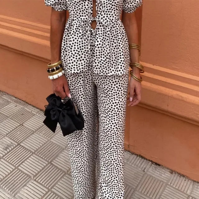 Miel™ -  Patterned Two-Piece Set