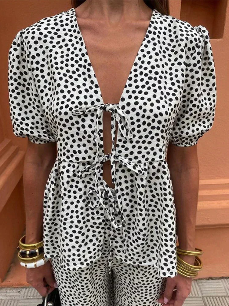 Melie™ Patterned Two-Piece Set