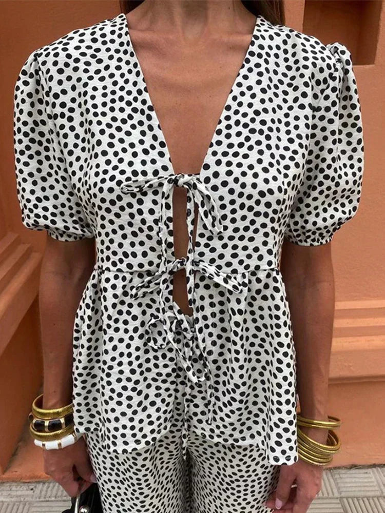 Miel™ -  Patterned Two-Piece Set