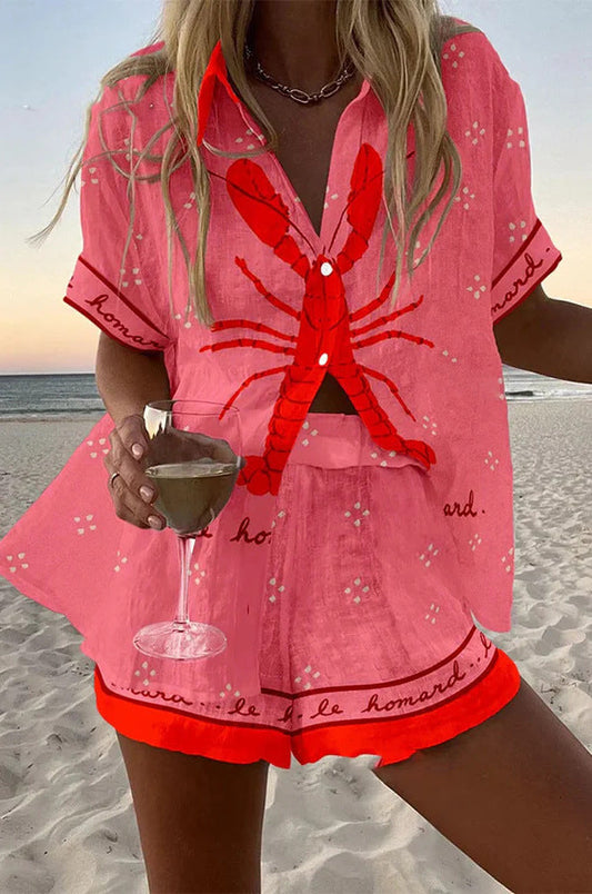 Jirral™ - Short Shirt Two Piece Summer Set