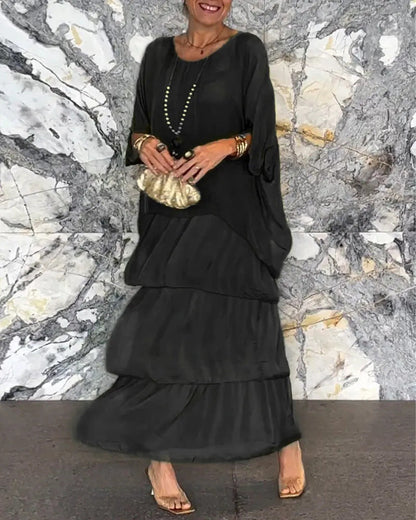 Myrna™ Elegant Layered Maxi Dress