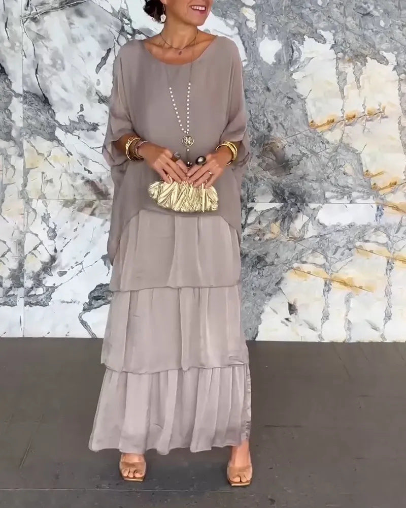 Myrna™ Elegant Layered Maxi Dress