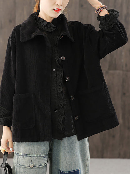 Elowen™ Corduroy Button Jacket