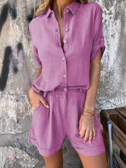 Corinne™ Linen Two-Piece Set