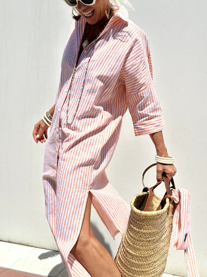 Eunice™ Striped Shirt Dress