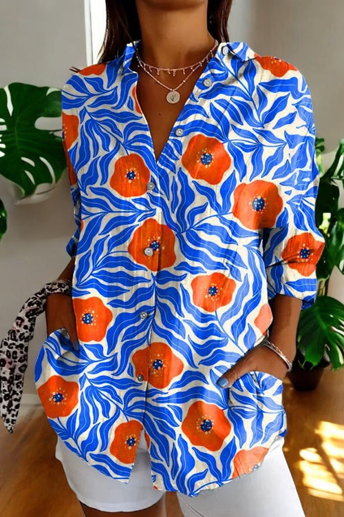 Aurelia™ Abstract Floral Blouse