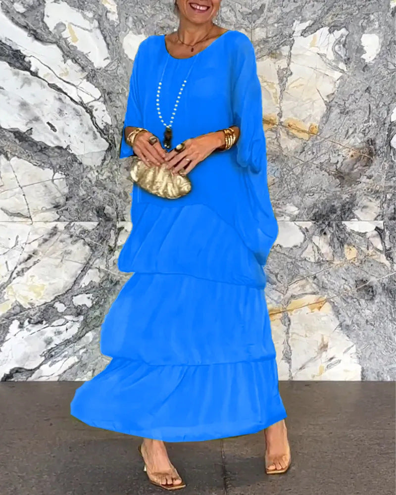 Myrna™ Elegant Layered Maxi Dress