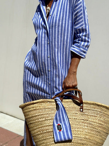 Eunice™ Striped Shirt Dress