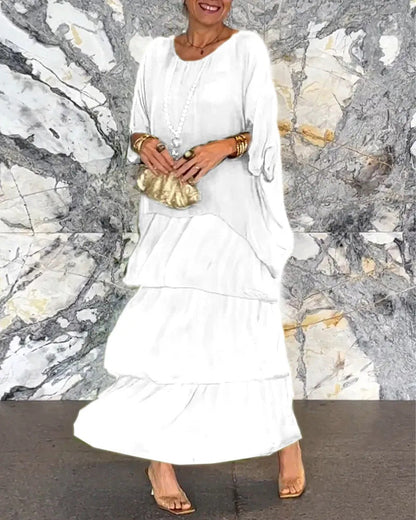 Myrna™ Elegant Layered Maxi Dress