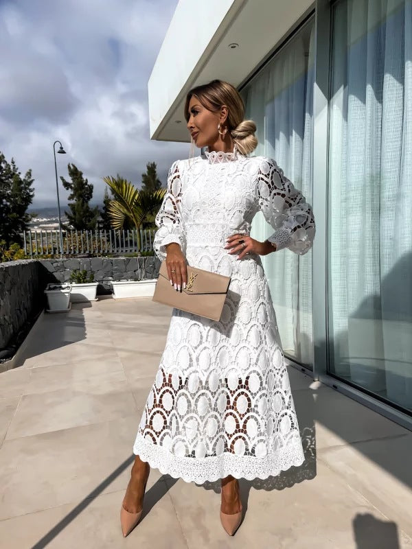 Elise™ Lace Midi Dress