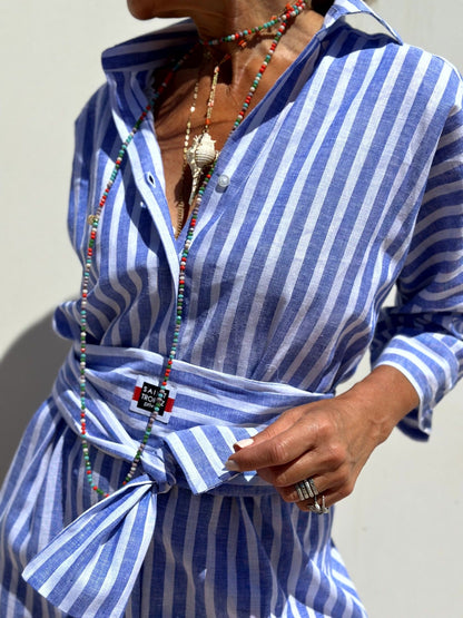 Eunice™ Striped Shirt Dress