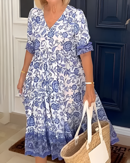 Lucy™ – Elegant Floral Dress