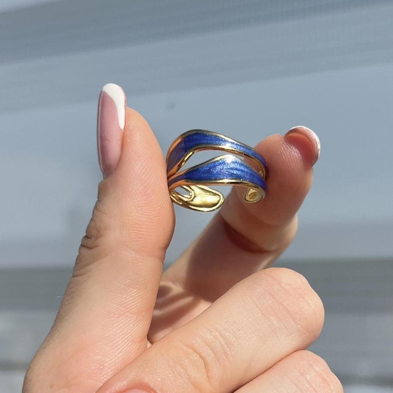 Blue Wave Ring | Together Against Diabetes