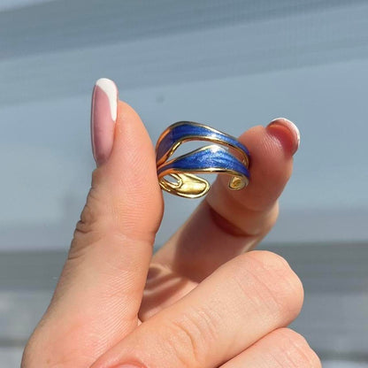 Blue Wave Ring | Together Against Diabetes