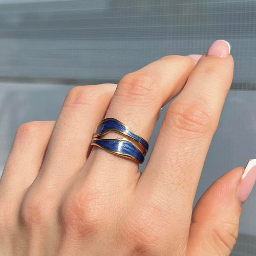 Blue Wave Ring | Together Against Diabetes