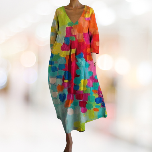 Hanna™ –Colorful Casual Dress