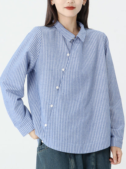 Delara™ – Relaxed Fit Stripe Shirt