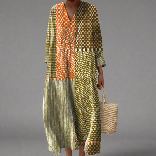 Jessa™ -  Earth Tone Dress