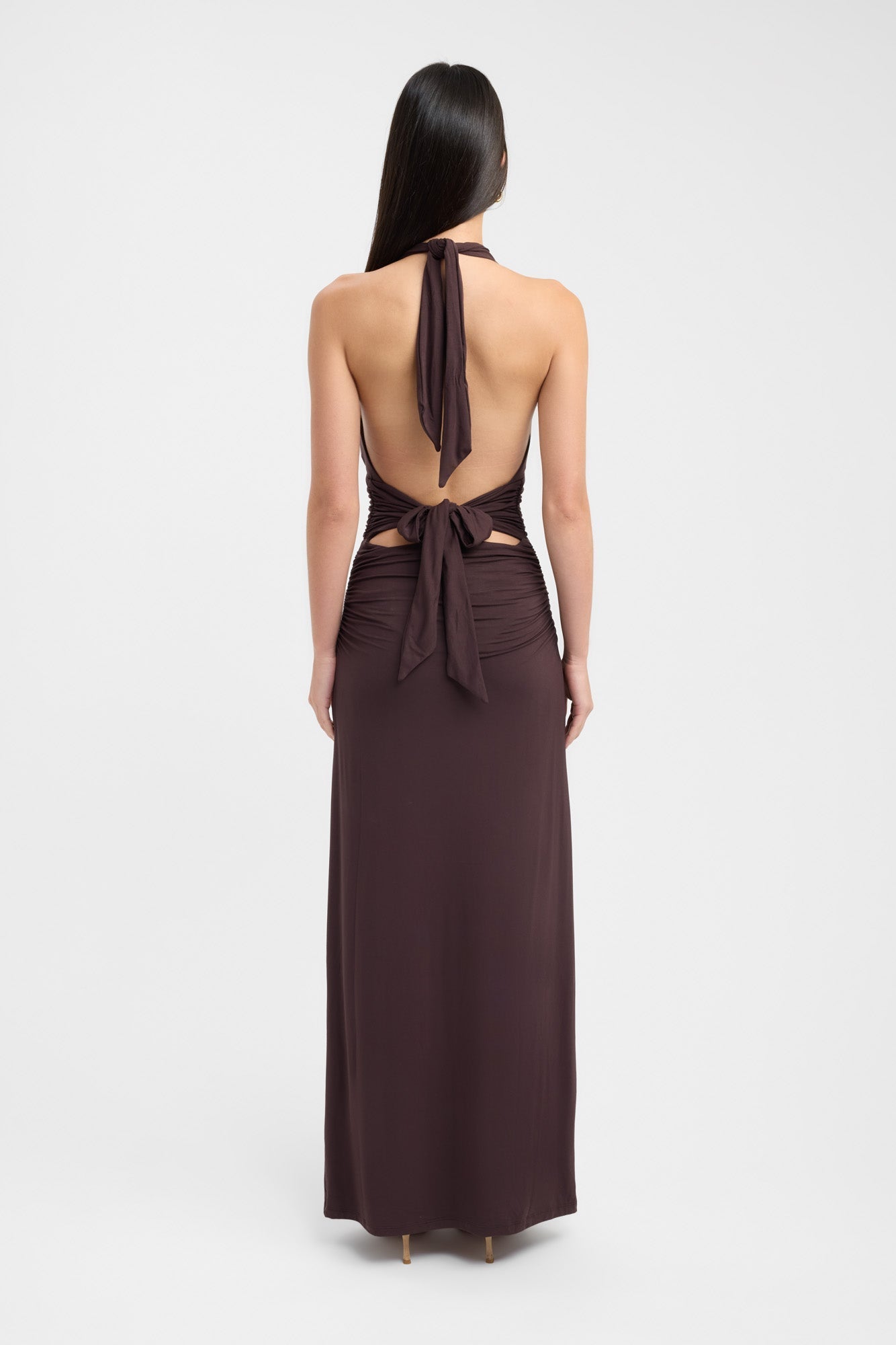 Sariah™ - Halter Neck Maxi Dress