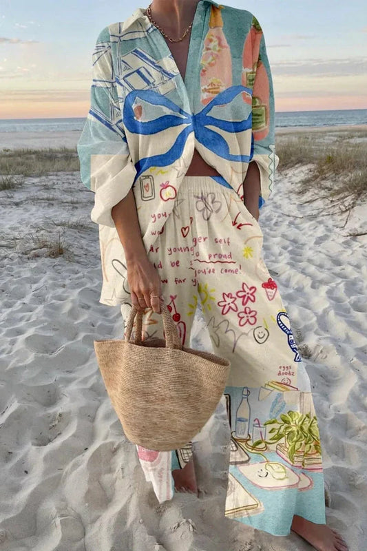 Bianca™ Artistic Print Two-Piece Set