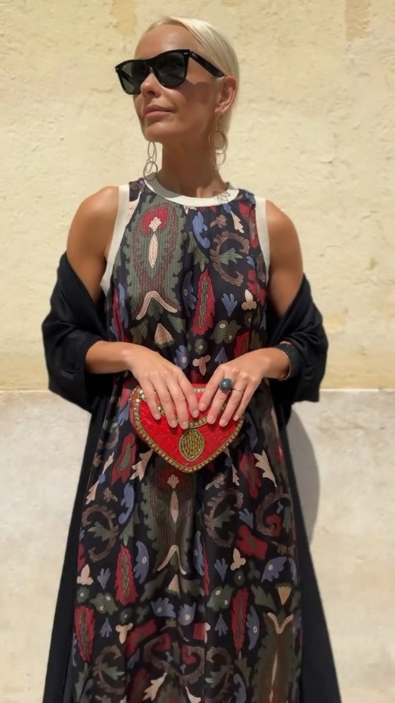 Tilani™ - Stylish Long Dress with Cardigan