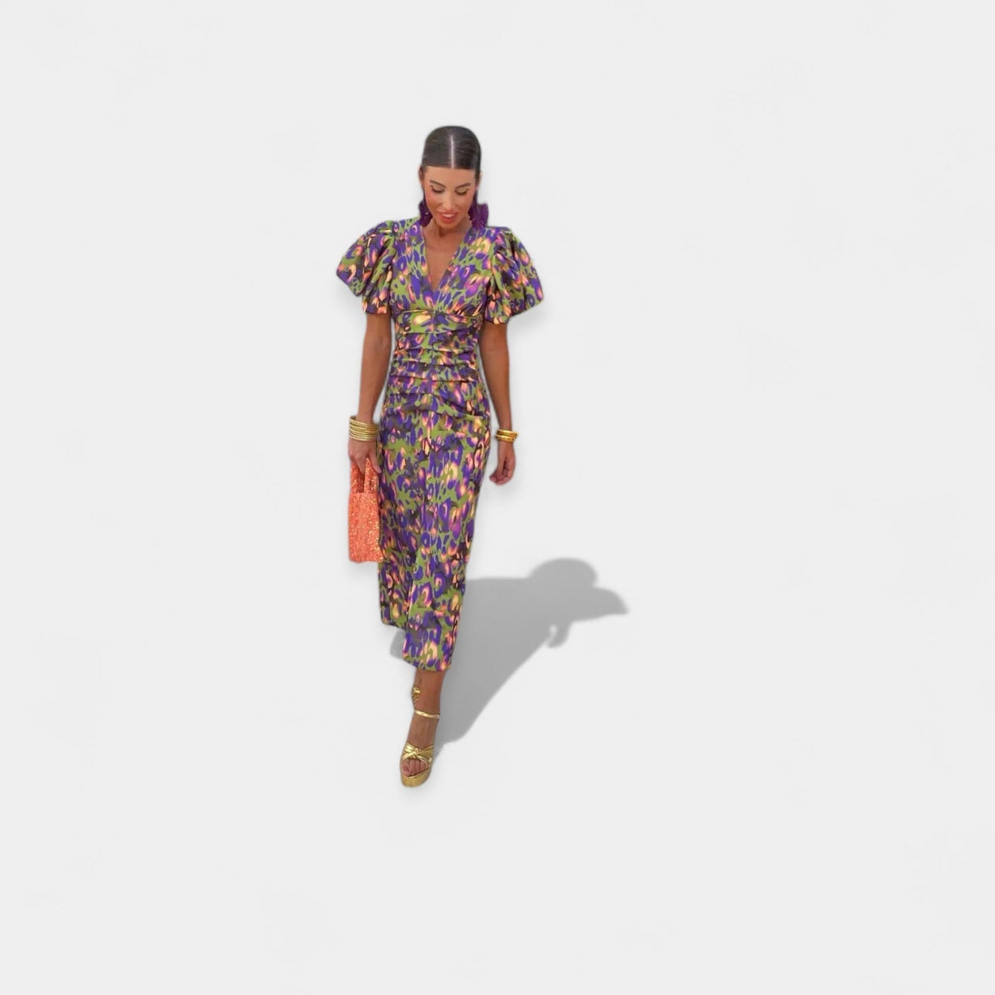 Polly™ - Ruffle Sleeve Dress