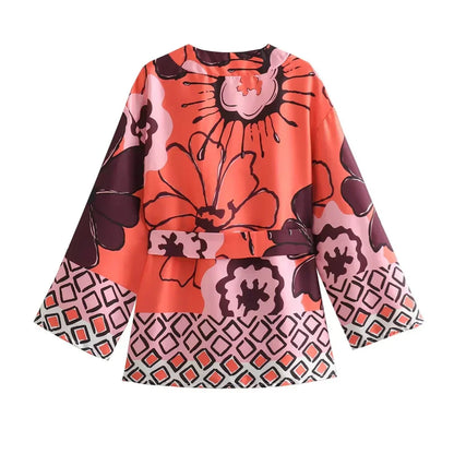 Klaudia™ Floral Kimono Set