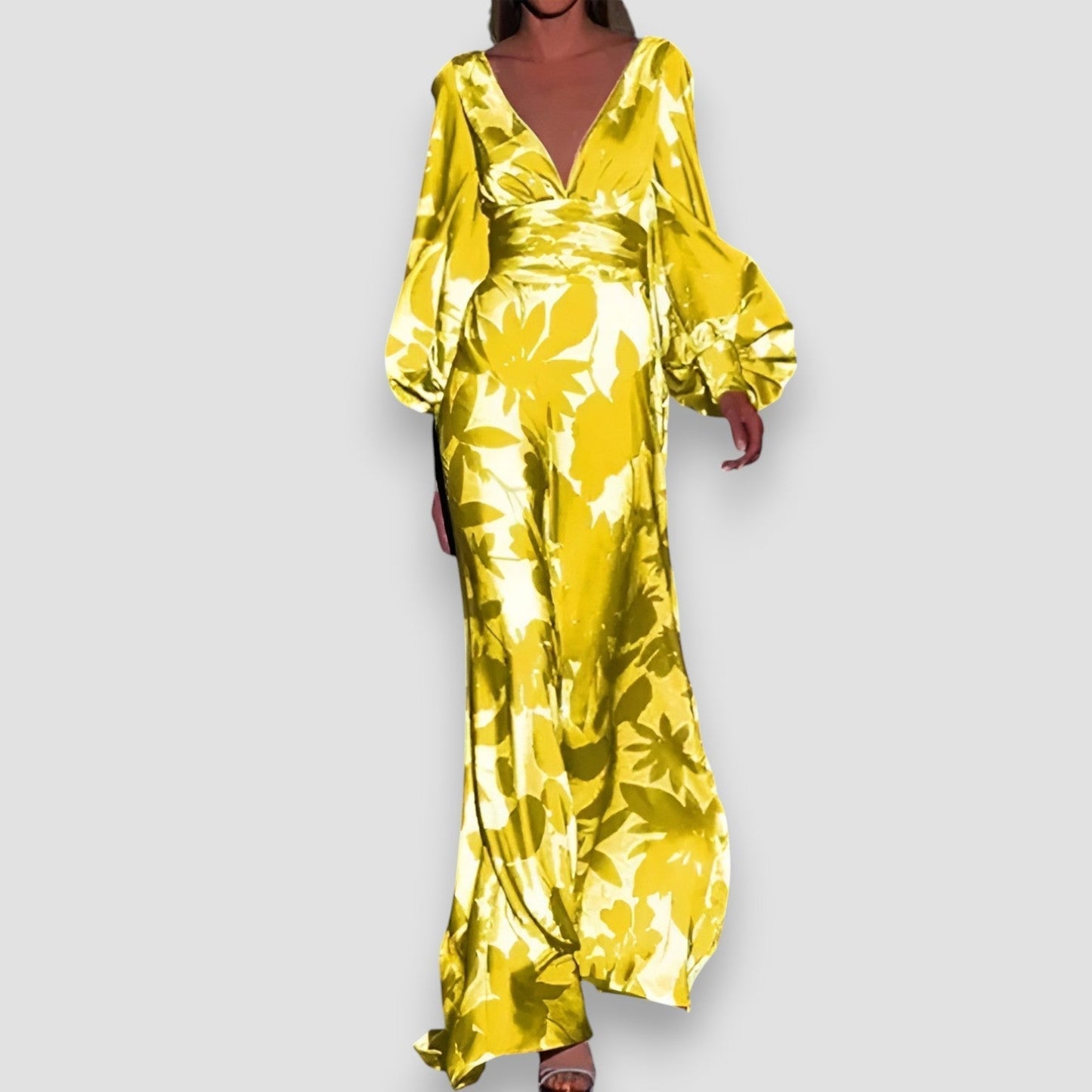 Mia™ – Bold Floral Maxi Dress