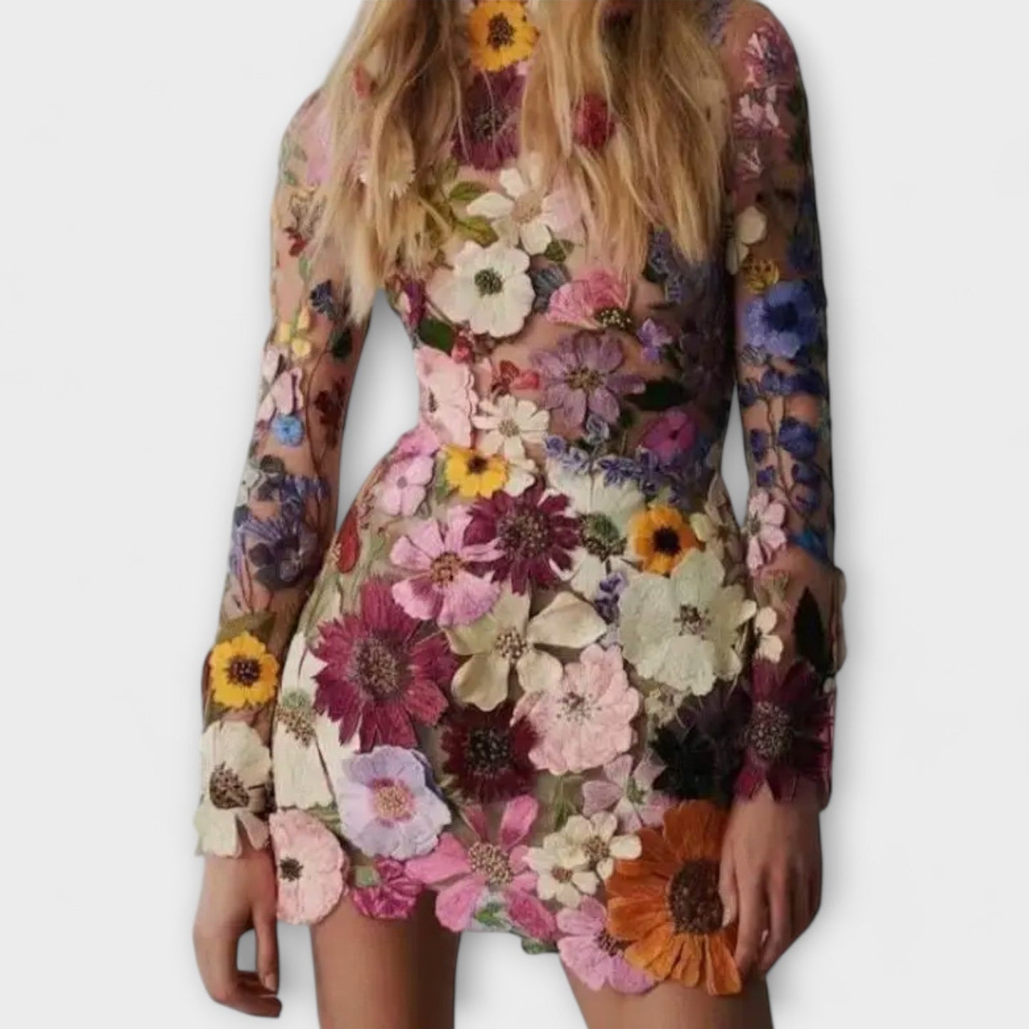 Sofie™ – Floral Mesh Dress