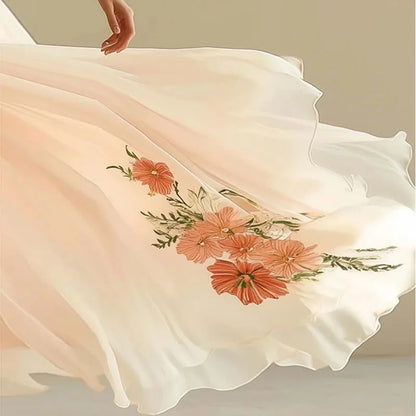 Junah™ Floral Pleated Maxi Dress