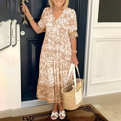 Lucy™ – Elegant Floral Dress