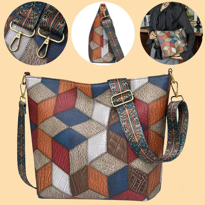 Lucille™- Patchwork Shoulder bag
