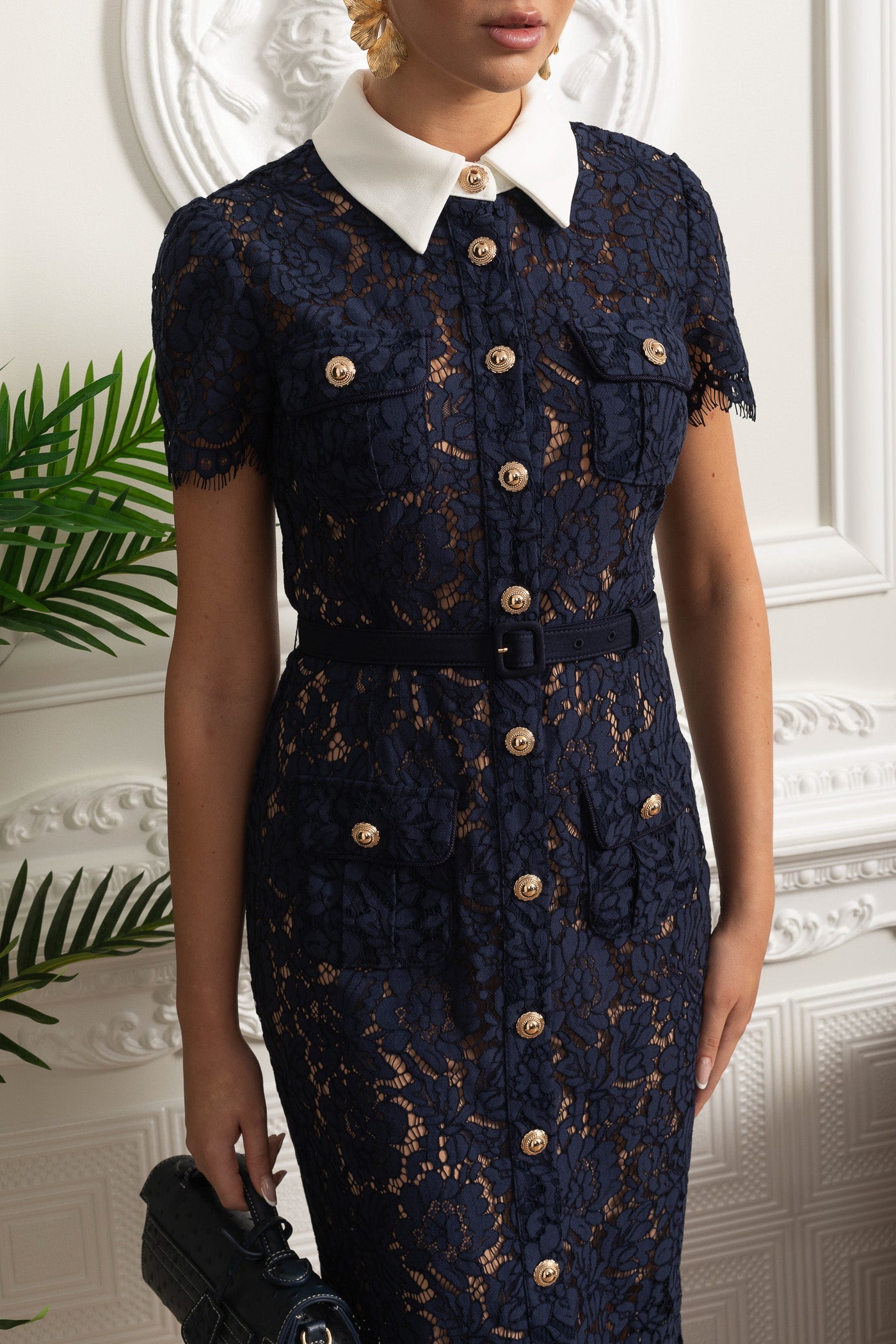 Odette™ Lace Midi Dress