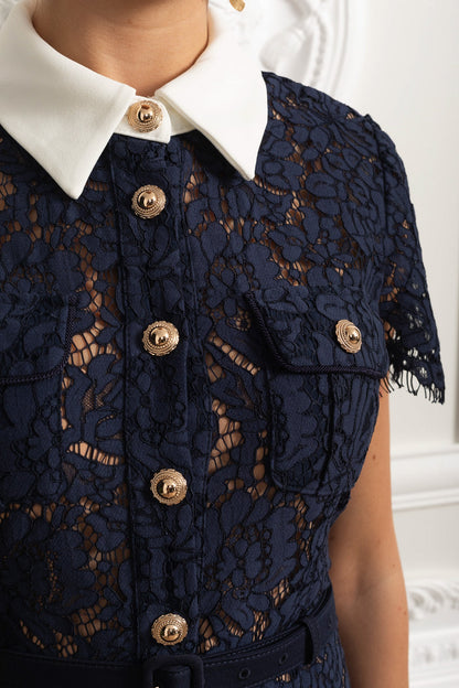 Odette™ Lace Midi Dress