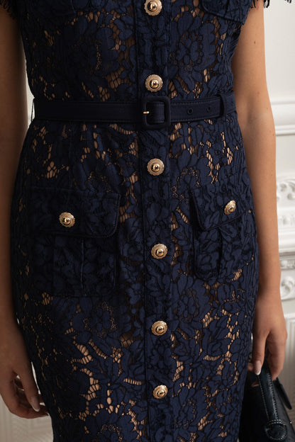 Odette™ Lace Midi Dress
