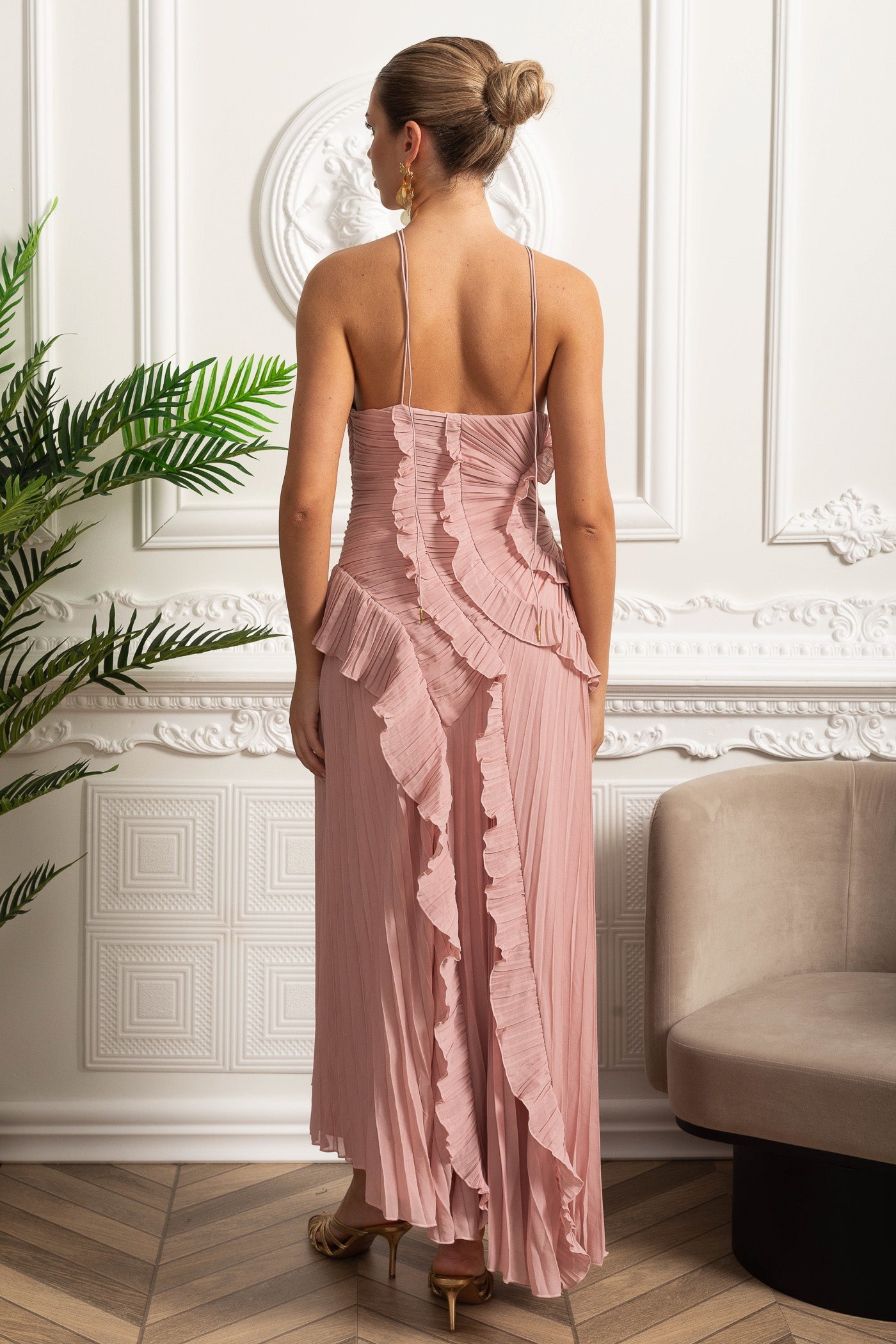 Valeria™ Pleated Maxi Dress